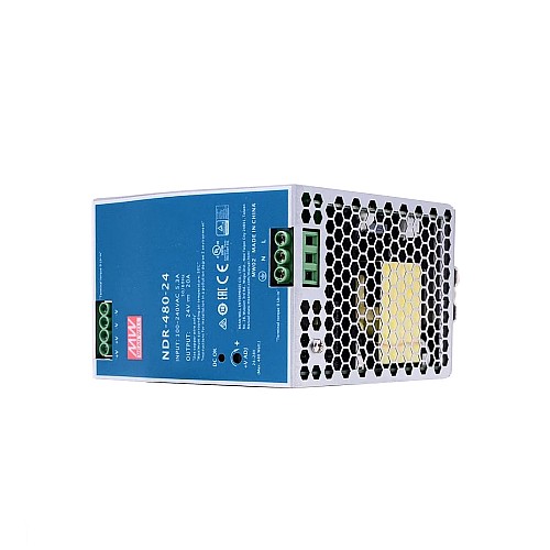NDR-480-24 MEANWELL 480W 24VDC 20A 115/230VAC DINレール電源 NDR-480-24 MEANWELL 480W 24VDC 20A 115/230VAC DINレール電源