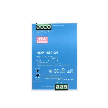 NDR-480-24 MEANWELL 480W 24VDC 20A 115/230VAC DINレール電源