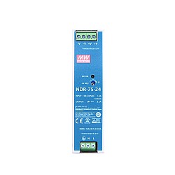 NDR-75-24 MEANWELL 76.8W 24VDC 3.2A 115/230VAC シングル出力 工業用 DIN レール