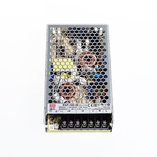 RSP-100-48 MEANWELL 100.8W 48VDC 2.1A 115/230VAC シングル出力 PFC 機能付き RSP-100-48 MEANWELL 100.8W 48VDC 2.1A 115/230VAC シングル出力 PFC 機能付き