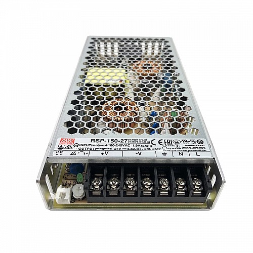 RSP-150-27 MEANWELL 151.2W 27VDC 5.6A 115/230VAC シングル出力 PFC 機能付き RSP-150-27 MEANWELL 151.2W 27VDC 5.6A 115/230VAC シングル出力 PFC 機能付き