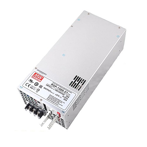 RSP-1500-27 MEANWELL 1512W 27VDC 56A 115/230VAC 電源、シングル出力 RSP-1500-27 MEANWELL 1512W 27VDC 56A 115/230VAC 電源、シングル出力