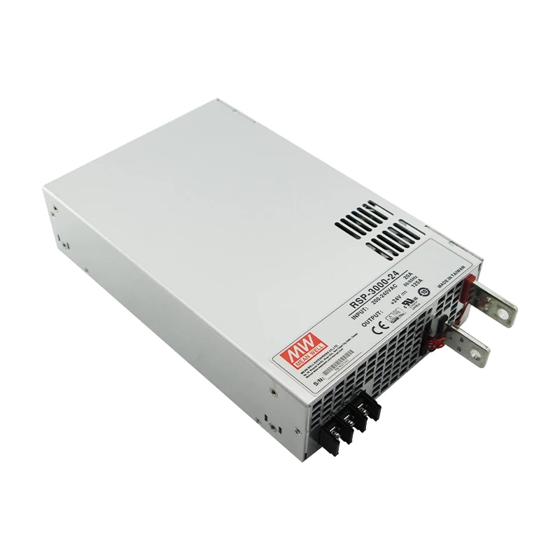 RSP-3000-24 MEANWELL 3000W 24VDC 125A 180/230VAC 電源、シングル出力