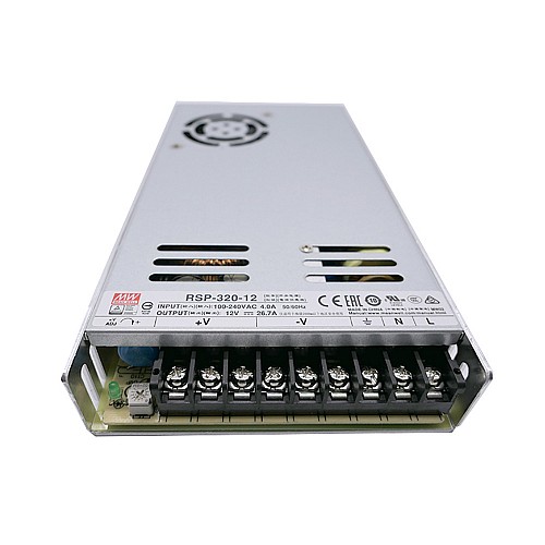 RSP-320-12 MEANWELL 320.4W 12VDC 26.7A 115/230VAC シングル出力 PFC 機能付き RSP-320-12 MEANWELL 320.4W 12VDC 26.7A 115/230VAC シングル出力 PFC 機能付き