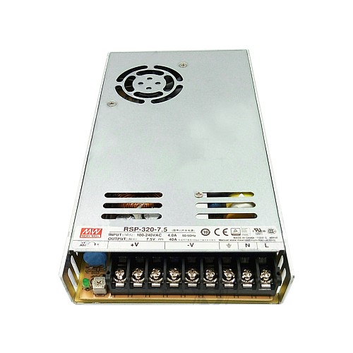RSP-320-7.5 MEANWELL 300W 7.5VDC 40A 115/230VAC シングル出力 PFC 機能付き