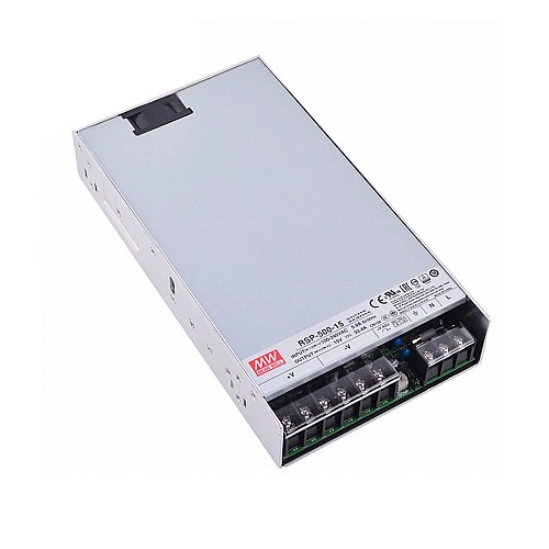 RSP-500-15 MEANWELL 501W 15VDC 33.4A 115/230VAC シングル出力 PFC機能付き