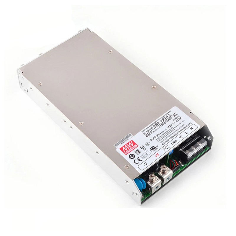 RSP-750-12 MEANWELL 750W 12VDC 62.5A 115/230VAC 電源、シングル出力 RSP-750-12 MEANWELL 750W 12VDC 62.5A 115/230VAC 電源、シングル出力