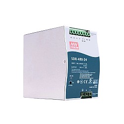 SDR-480-24 MEANWELL 480W 24VDC 20A 115/230VAC シングル出力 PFC 機能付き産業用 DIN レール
