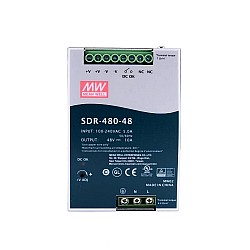 SDR-480-48 MEANWELL 480W 48VDC 10A 115/230VAC シングル出力 PFC 機能付き産業用 DIN レール