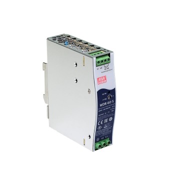 CN 発売中 - WDR-60-5 MEANWELL 50W 5VDC 10A 230/400VAC 超ワイド入力産業用 DIN レール電源