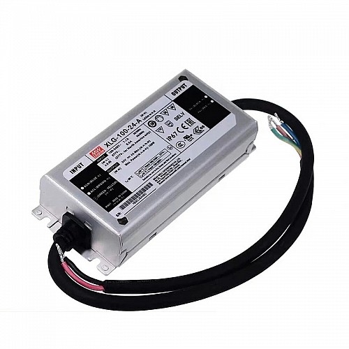 XLG-100-24-A MEANWELL 96W 24VDC 4A 115/230VAC 定電力モード LED ドライバ
