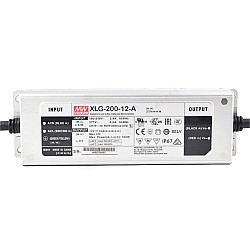 XLG-200-12-A MEANWELL 192W 12VDC 16A 115/230VAC 定電力モード LED ドライバ