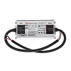 XLG-75-12-A MEANWELL 60W 12VDC 5A 115/230VAC 定電力モード LED ドライバ