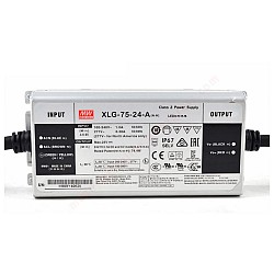 XLG-75-24-A MEANWELL 74.4W 24VDC 3.1A 115/230VAC 定電力モード LED ドライバ