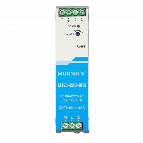 120W 24V 5.0A 85-305VAC/120-430VDC DINレール スイッチング電源