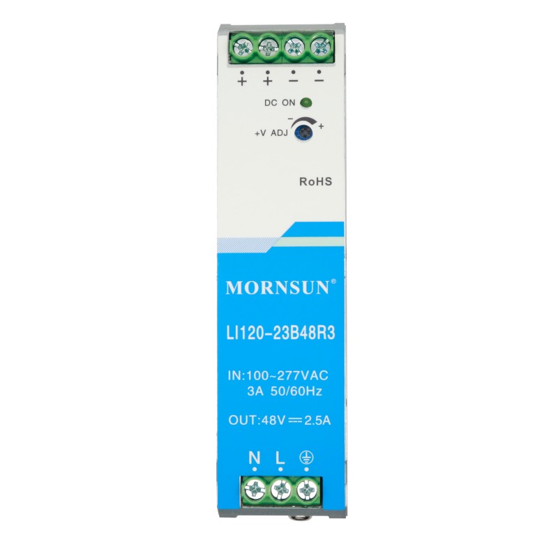120W 24V 5.0A 85-305VAC/120-430VDC DINレール スイッチング電源