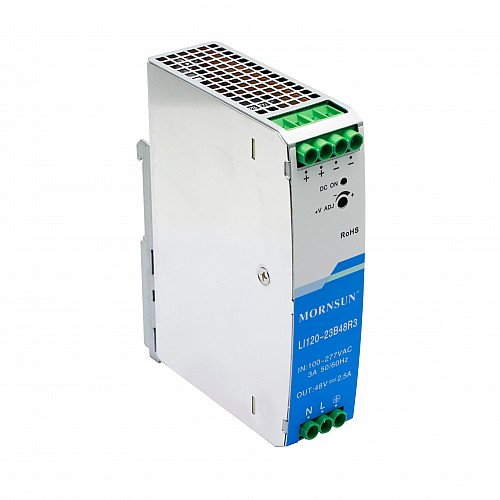120W 24V 5.0A 85-305VAC/120-430VDC DINレール スイッチング電源