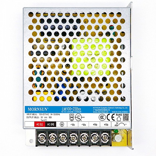 100W 5V 18.0A 85-305VAC/120-430VDC スイッチング電源