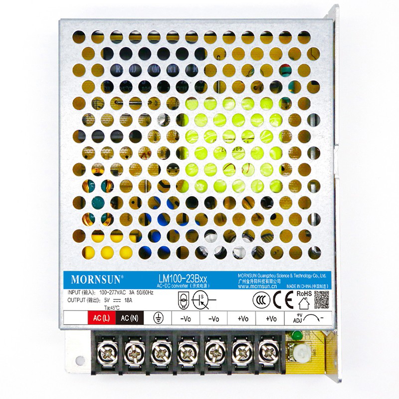 100W 24V 4.5A 85-305VAC/120-430VDC スイッチング電源