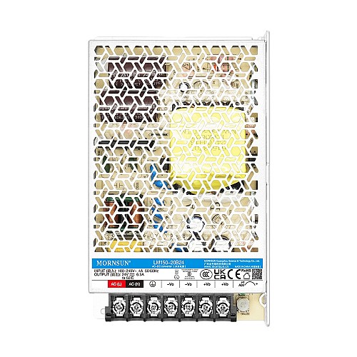 150W 24V 6.5A 85-264VAC/120-370VDC スイッチング電源