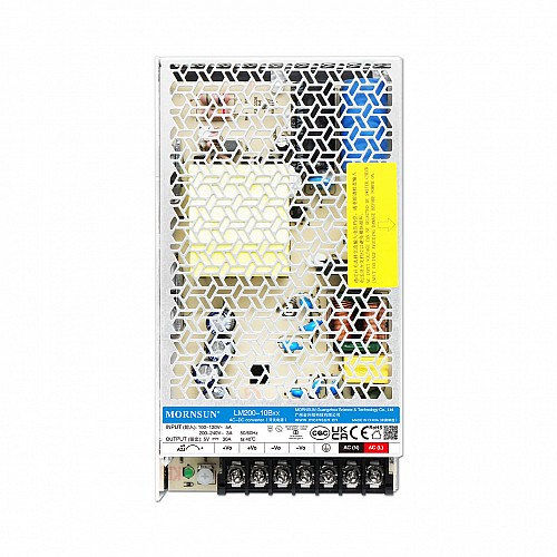 200W 5V 30.0A 90-132VAC/180-264VAC/240-370VDC スイッチング電源