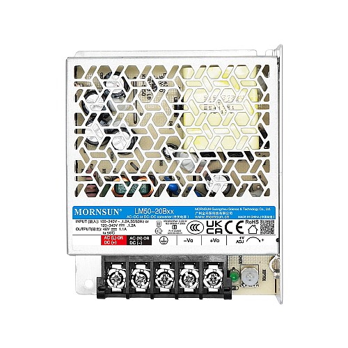 50W 36V 1.45A 80-264VAC/120-370VDC スイッチング電源