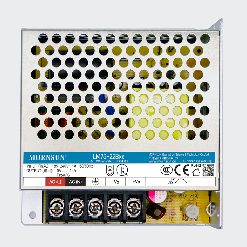 75W 24V 3.2A 165-264VAC/200-370VDC スイッチング電源