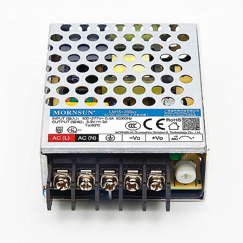15W 3.3V 3.0A 85-305VAC/120-430VDC スイッチング電源