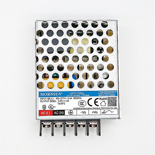 15W 3.3V 3.0A 85-305VAC/120-430VDC スイッチング電源