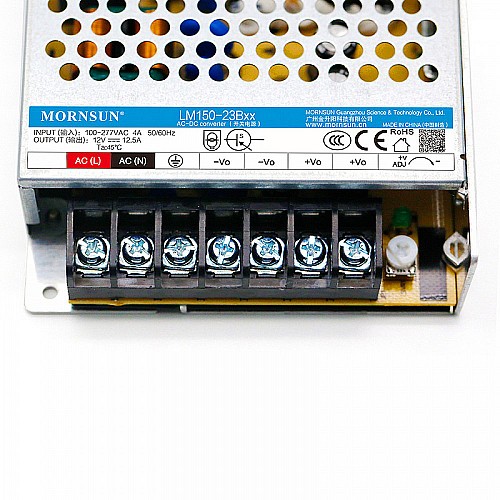 150W 48V 3.3A 85-305VAC/120-430VDC スイッチング電源