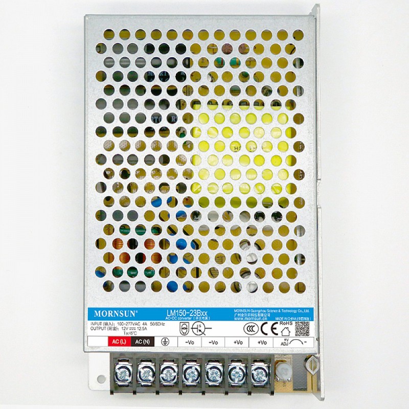 150W 55V 2.73A 85-305VAC/120-430VDC スイッチング電源