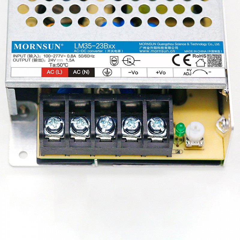 35W 12V 3.0A 85-305VAC/120-430VDC スイッチング電源