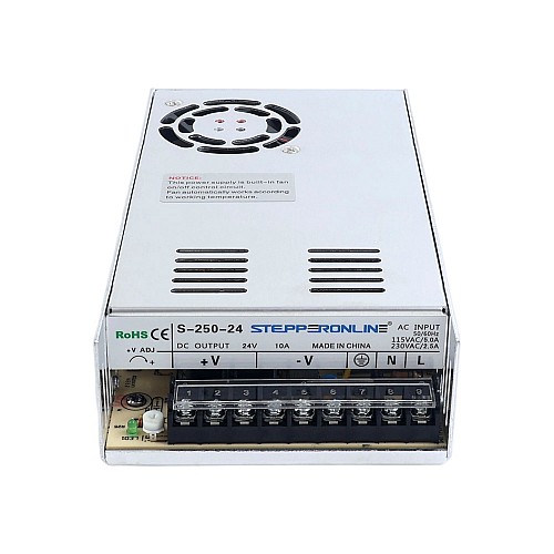 250W 24V 10A 115/230Vスイッチング電源ステッピングモーターCNCルーターキット