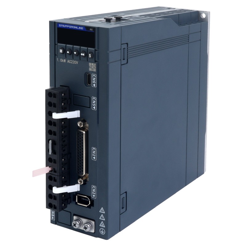 A6Hシリーズ 850W RS485 ACサーボモーターキット 1500rpm 5.39Nm 17ビットアブソリュートエンコーダ IP67 - A6H-RS850H2A1-M17 | StepperOnline