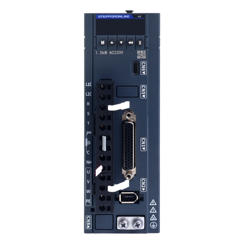 A6Hシリーズ 850W RS485 ACサーボモーターキット 1500rpm 5.39Nm 17ビットアブソリュートエンコーダ IP67 - A6H-RS850H2A1-M17 | StepperOnline