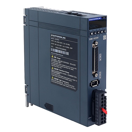A6 シリーズ 100W RS485 AC サーボ モーター キット 3000rpm 0.32Nm ブレーキ付き 17 ビット アブソリュート エンコーダー IP67 - A6-RS100L2B1-M17 | StepperOnline