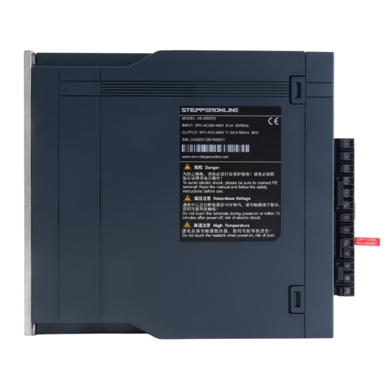 A6Hシリーズ 2900W RS485 ACサーボモーターキット 1500rpm 18.60Nm ブレーキ付き 17ビットアブソリュートエンコーダ IP67 - A6H-RS2900H3B1-M17 | StepperOnline