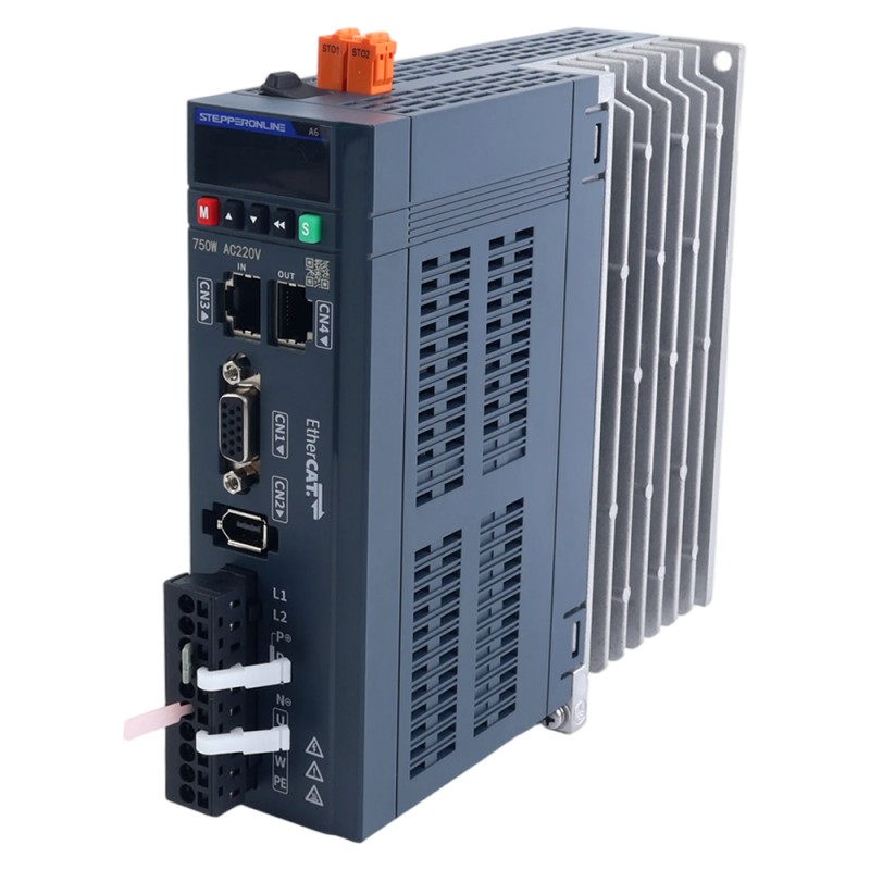A6シリーズ 750W STO Safe Torque Off EtherCAT ACサーボモーターキット 3000rpm 2.39Nm 17ビット絶対エンコーダー IP67 - A6-EC750H2A1-M17-STO | StepperOnline A6シリーズ 750W STO Safe Torque Off EtherCAT ACサーボモーターキット 3000rpm 2.39Nm 17ビット絶対エンコーダー IP67 - A6-EC750H2A1-M17-STO | StepperOnline