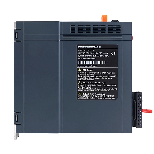 A6シリーズ 750W STO Safe Torque Off EtherCAT ACサーボモーターキット 3000rpm 2.39Nm ブレーキ付 17ビット絶対エンコーダー IP67 - A6-EC750H2B1-M17-STO | StepperOnline
