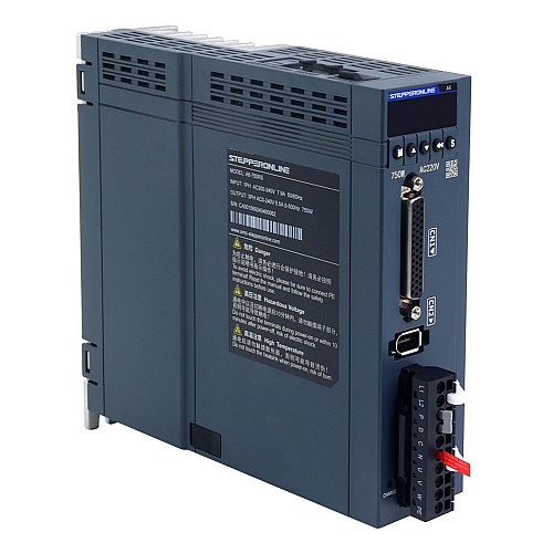 A6 シリーズ 750W RS485 AC サーボ モーター キット 3000rpm 2.39Nm 17 ビット アブソリュート エンコーダ IP67 - A6-RS750H2A1-M17 | StepperOnline