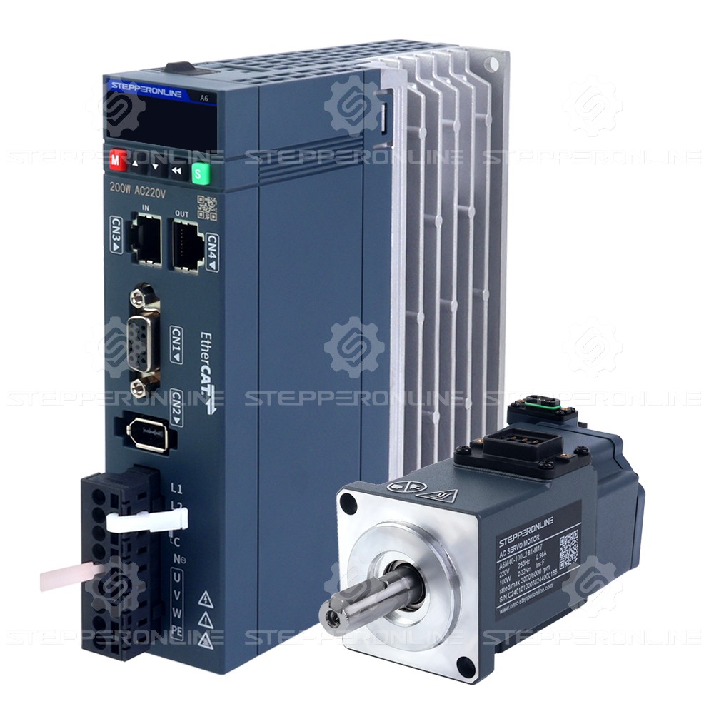 A6 シリーズ 100W EtherCAT AC サーボ モーター キット 3000rpm 0.32Nm