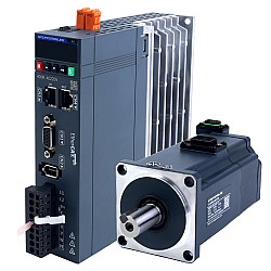A6シリーズ 400W STO Safe Torque Off EtherCAT ACサーボモーターキット 3000rpm 1.27Nm ブレーキ付 17ビット絶対エンコーダー IP67
