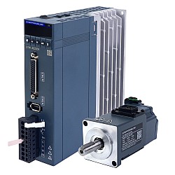 A6 シリーズ 100W RS485 AC サーボ モーター キット 3000rpm 0.32Nm ブレーキ付き 17 ビット アブソリュート エンコーダー IP67