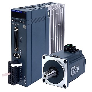 A6 シリーズ 400W RS485 AC サーボ モーター キット 3000rpm 1.27Nm 17