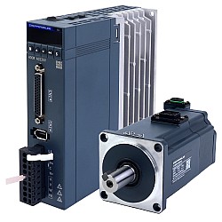 A6 シリーズ 400W RS485 AC サーボ モーター キット 3000rpm 1.27Nm ブレーキ付き 17 ビット アブソリュート エンコーダー IP67