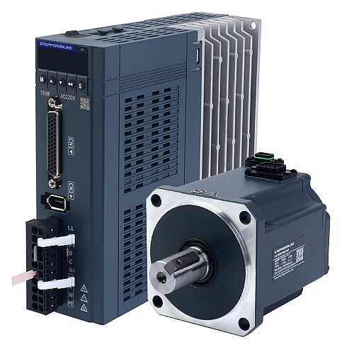 A6 シリーズ 750W RS485 AC サーボ モーター キット 3000rpm 2.39Nm 17 ビット アブソリュート エンコーダ IP67 - A6-RS750H2A1-M17 | StepperOnline