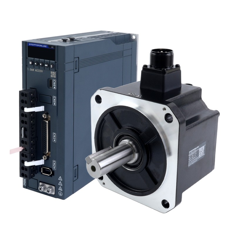 A6Hシリーズ 850W RS485 ACサーボモーターキット 1500rpm 5.39Nm 17ビットアブソリュートエンコーダ IP67 - A6H-RS850H2A1-M17 | StepperOnline
