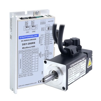 DSY シリーズ 100W RS485 DC サーボモーター 24-70VDC 0.318Nm 3000rpm 17 ビット インクリメンタル エンコーダー IP65
