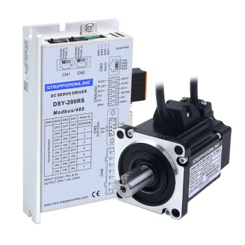 中古品 – 中国在庫 - DSY シリーズ 200W RS485 DC サーボモーター 24-70VDC 3000rpm 17 ビット インクリメンタル エンコーダー IP65