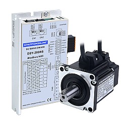 DSY シリーズ 200W RS485 DC サーボモーター 24-70VDC 0.637Nm 3000rpm 17 ビット インクリメンタル エンコーダー IP65